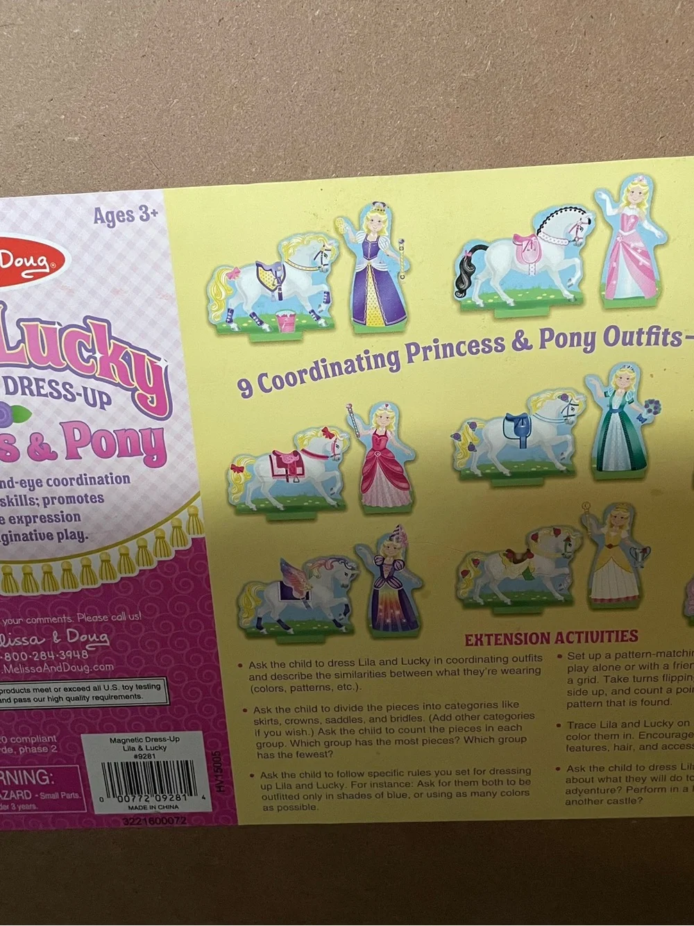Melissa & Doug downsizing our
